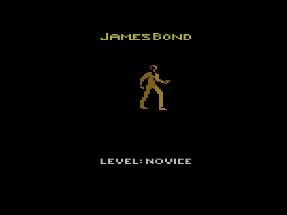 Title Screen of James Bond 007 for Atari 2600